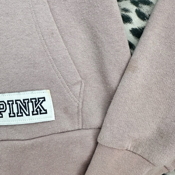 Victoria's Secret PINK Mauve Zip Up Hoodie Size M - Picture 5 of 7